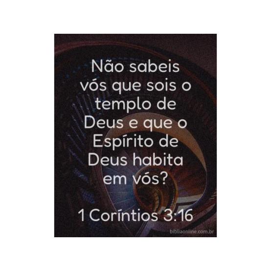 Cuidar do templo do corpo