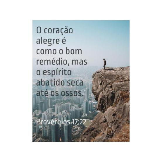 O coração alegre é bom remédio