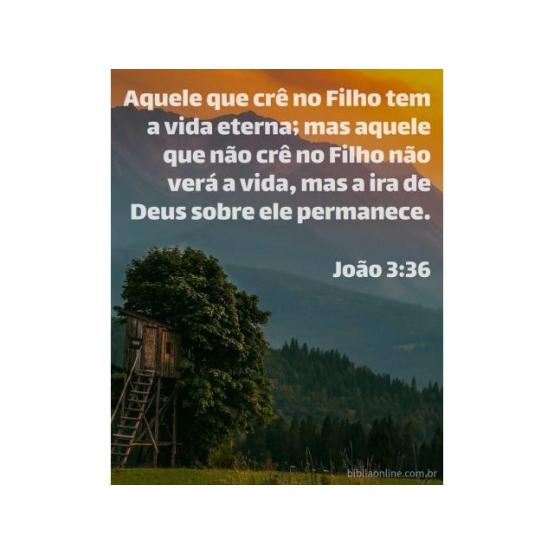 Crer nele é ter vida eterna
