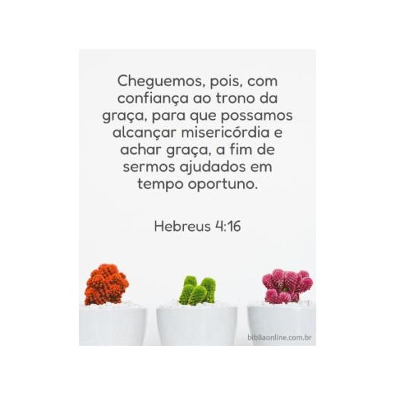 Cheguemos com confiança ao trono de Deus