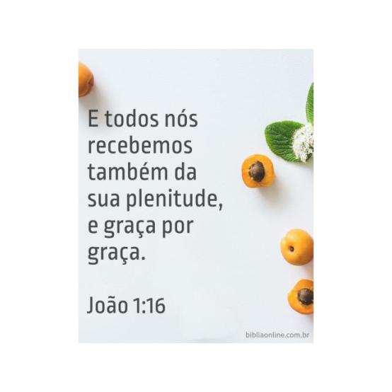 Recebemos da plenitude de Deus