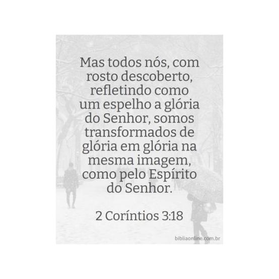 Transformados de glória em glória