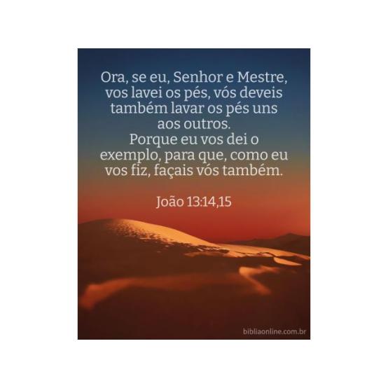 O exemplo de Jesus na humildade