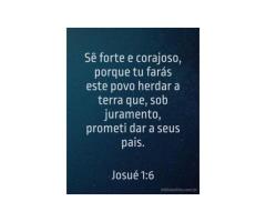 “Sê forte” “Sê forte”