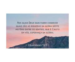 Cristo em mim, a esperança da glória