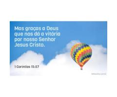 Por Cristo há vitória