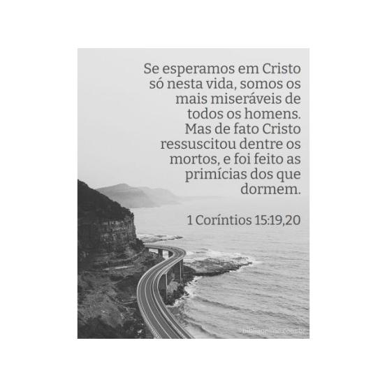 Cristo, as primícias Cristo, as primícias