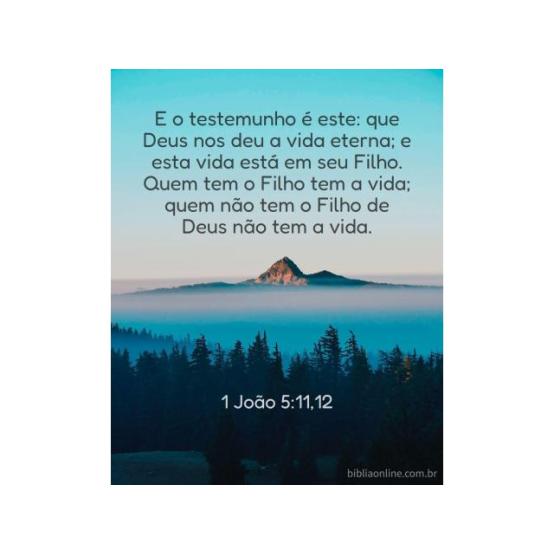 O início da vida eterna