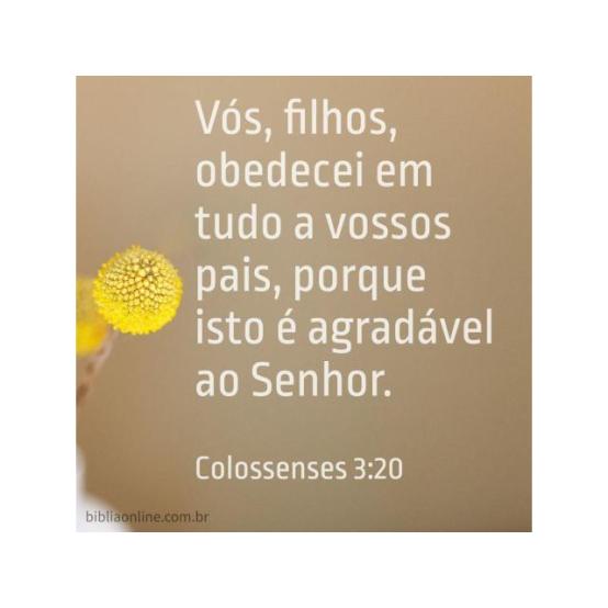 A recompensa da obediência