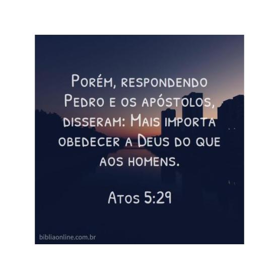 Obediência a Deus