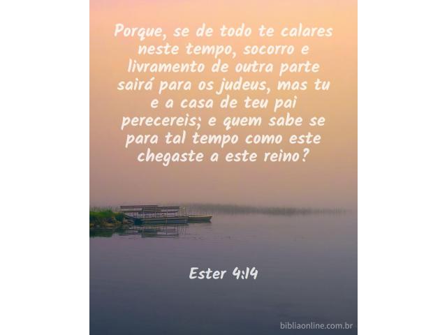 Para tal tempo como este!