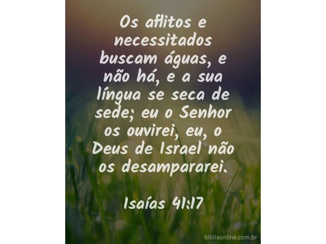 “Não os desampararei”