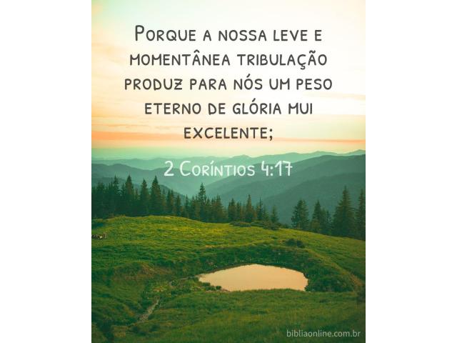 O eterno peso de glória