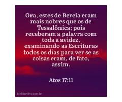 Examinar as escrituras Examinar as escrituras