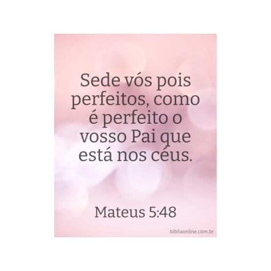 Perfeição agora?