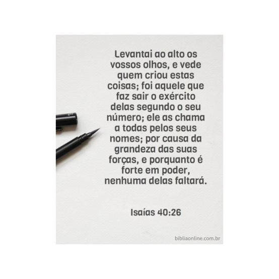 Os céus anunciam
