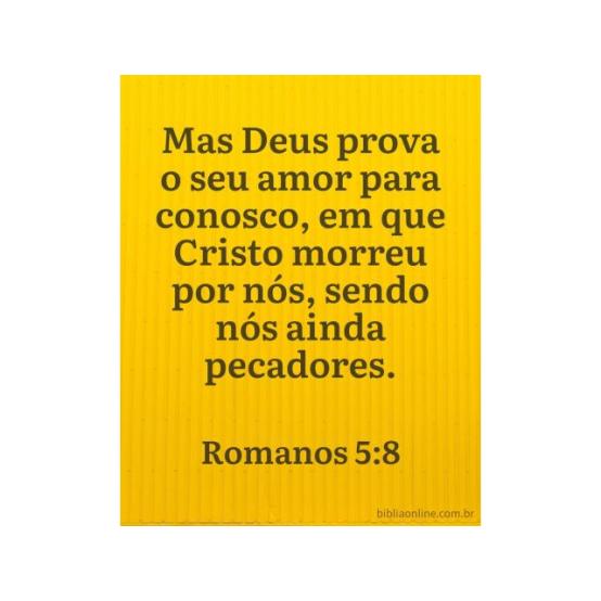 Ele morreu por nós