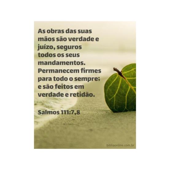 Os mandamentos de Deus são seguros