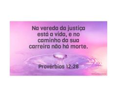 A vereda da justiça é vida
