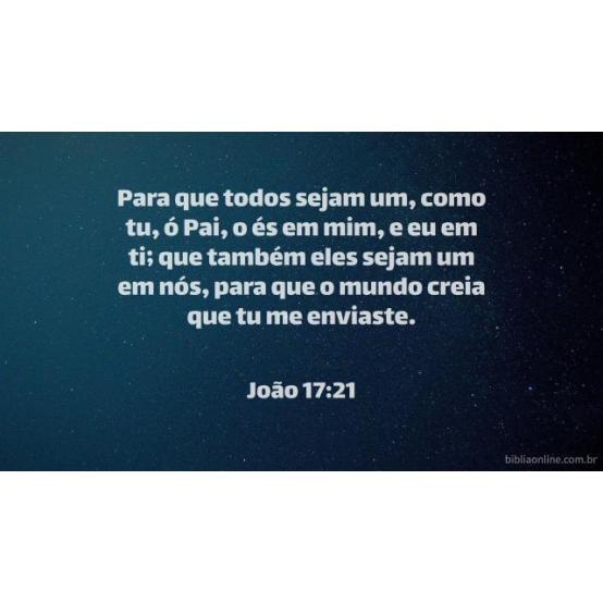 Cristo apela por unidade