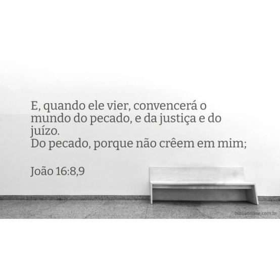 Convence do pecado Convence do pecado