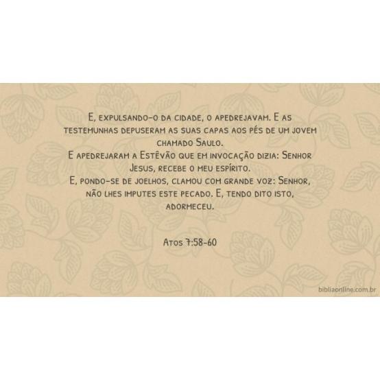 Estêvão — O primeiro mártir Estêvão — O primeiro mártir