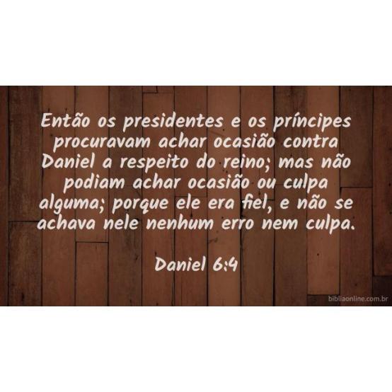 Daniel vivia segundo seus princípios Daniel vivia segundo seus princípios
