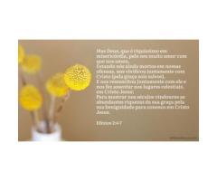 As riquezas da sua graça