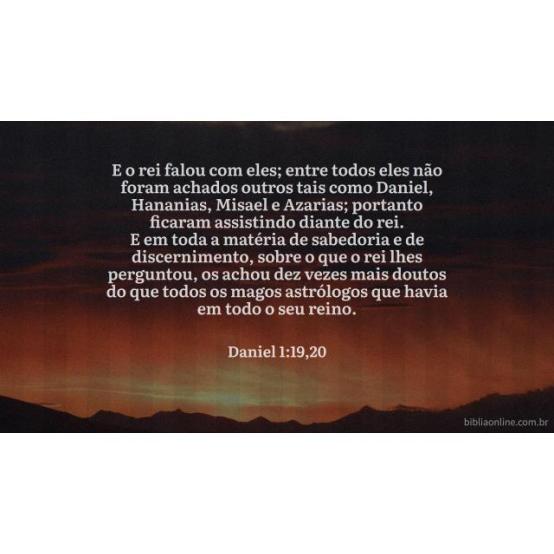 Daniel — Exemplo de temperança