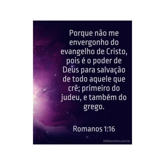 Não nos envergonhamos de Jesus