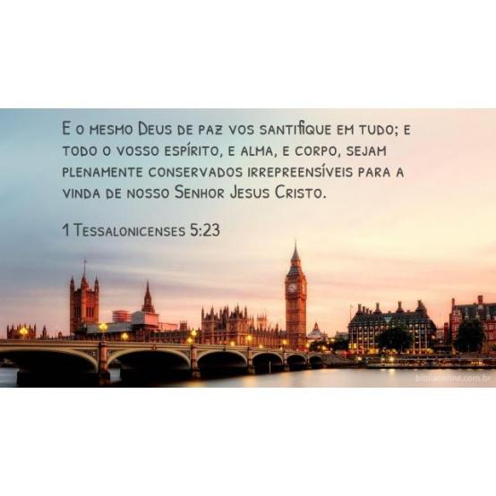 Corpo, alma e espírito santificados